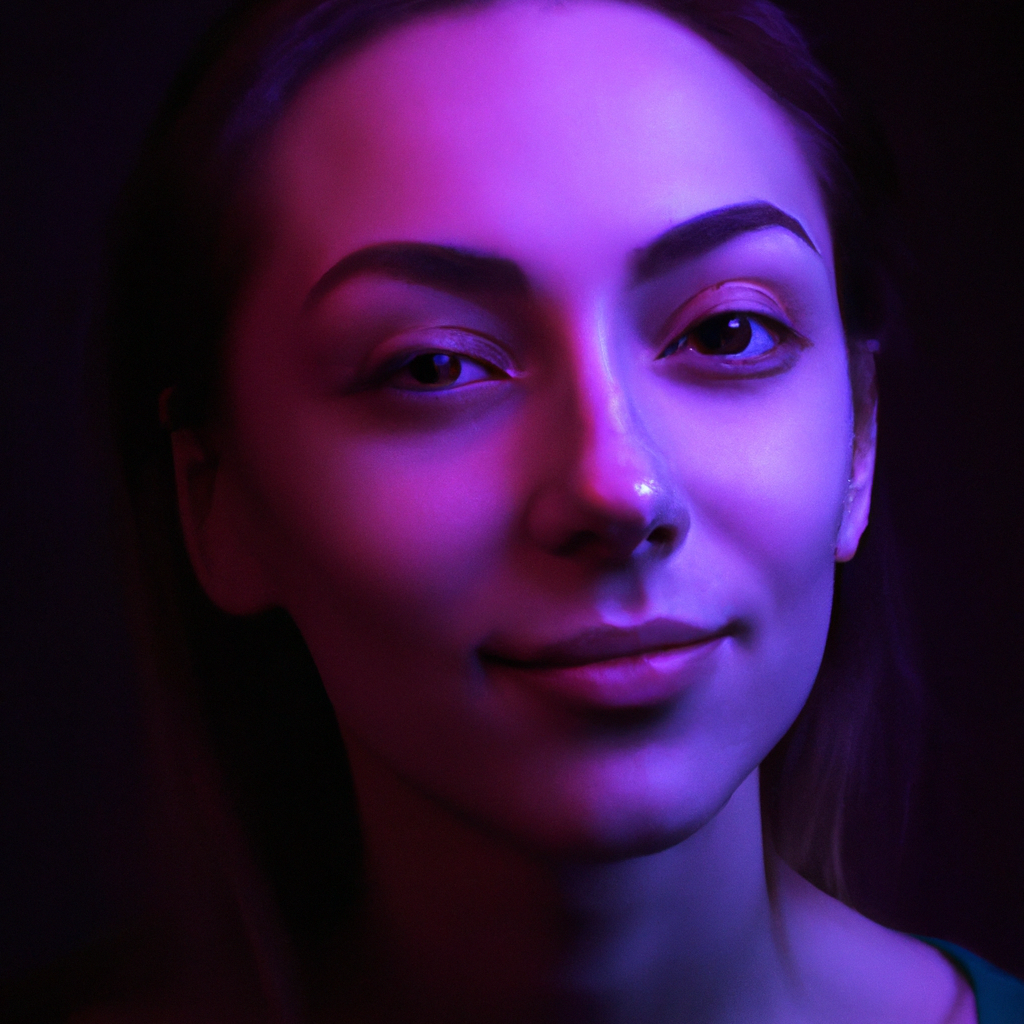 Photo portrait après, éclairage studio mixte, peau satinée, contraste maîtrisé, couleurs fidèles, retouche haut de gamme