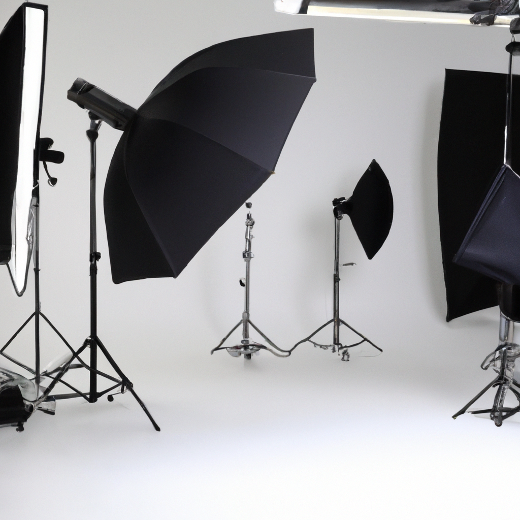 Couverture lumineuse de studio photo à Paris avec fond minimaliste clair, reflet doux et configuration fine art — plan large