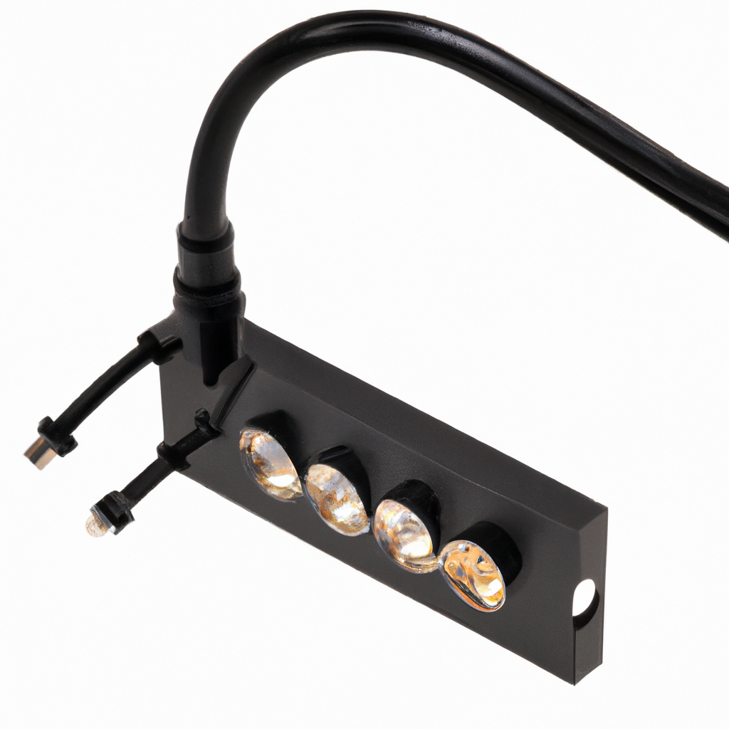 Mathis ajuste une bounce board avec une source LED sur un set propre et minimal