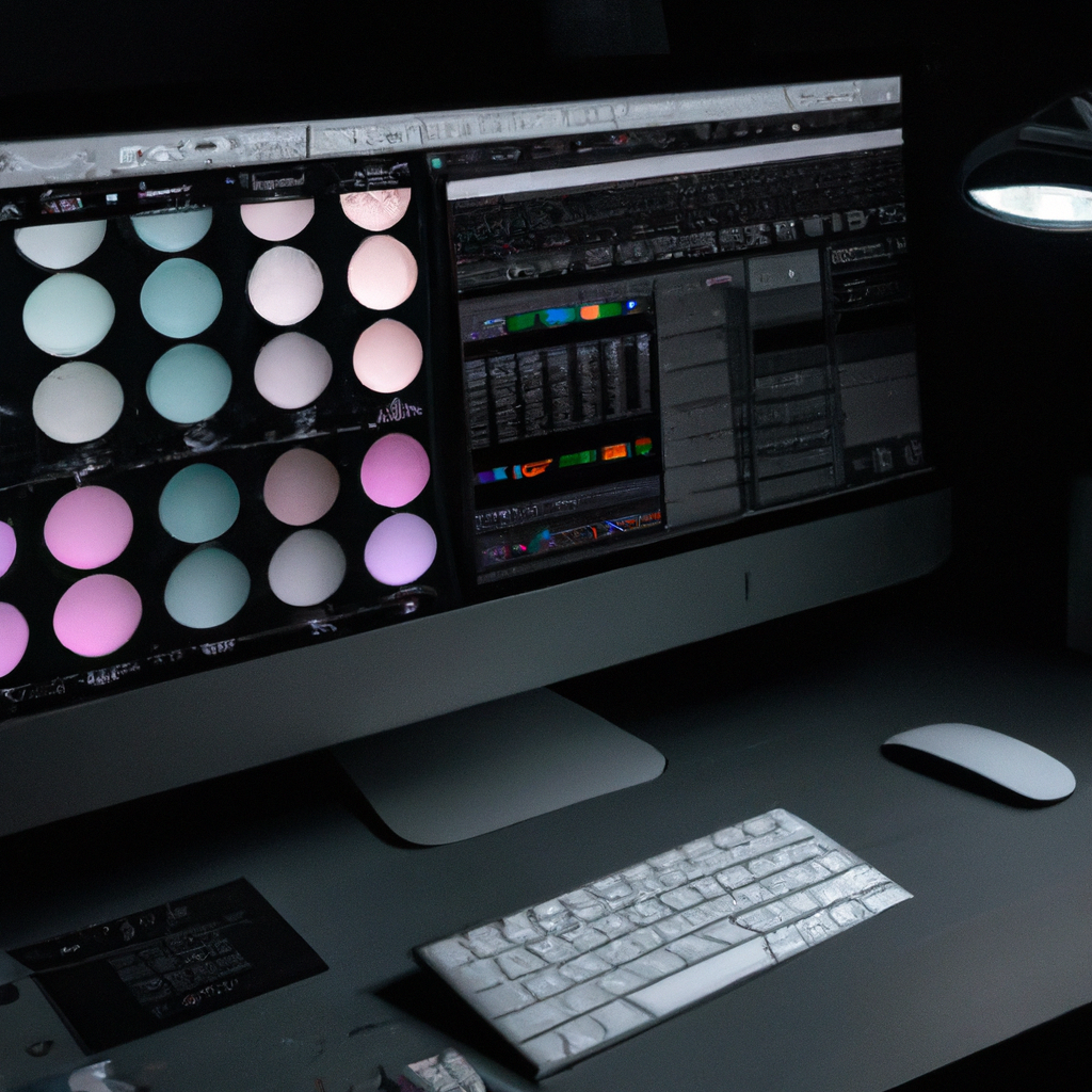 Zoé — retouche et étalonnage, poste calibré gris neutre